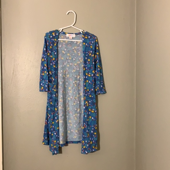 Girls LuLaRoe longline cardigan - Picture 1 of 4